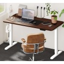 Trudie Walnut Electric Standing Desk